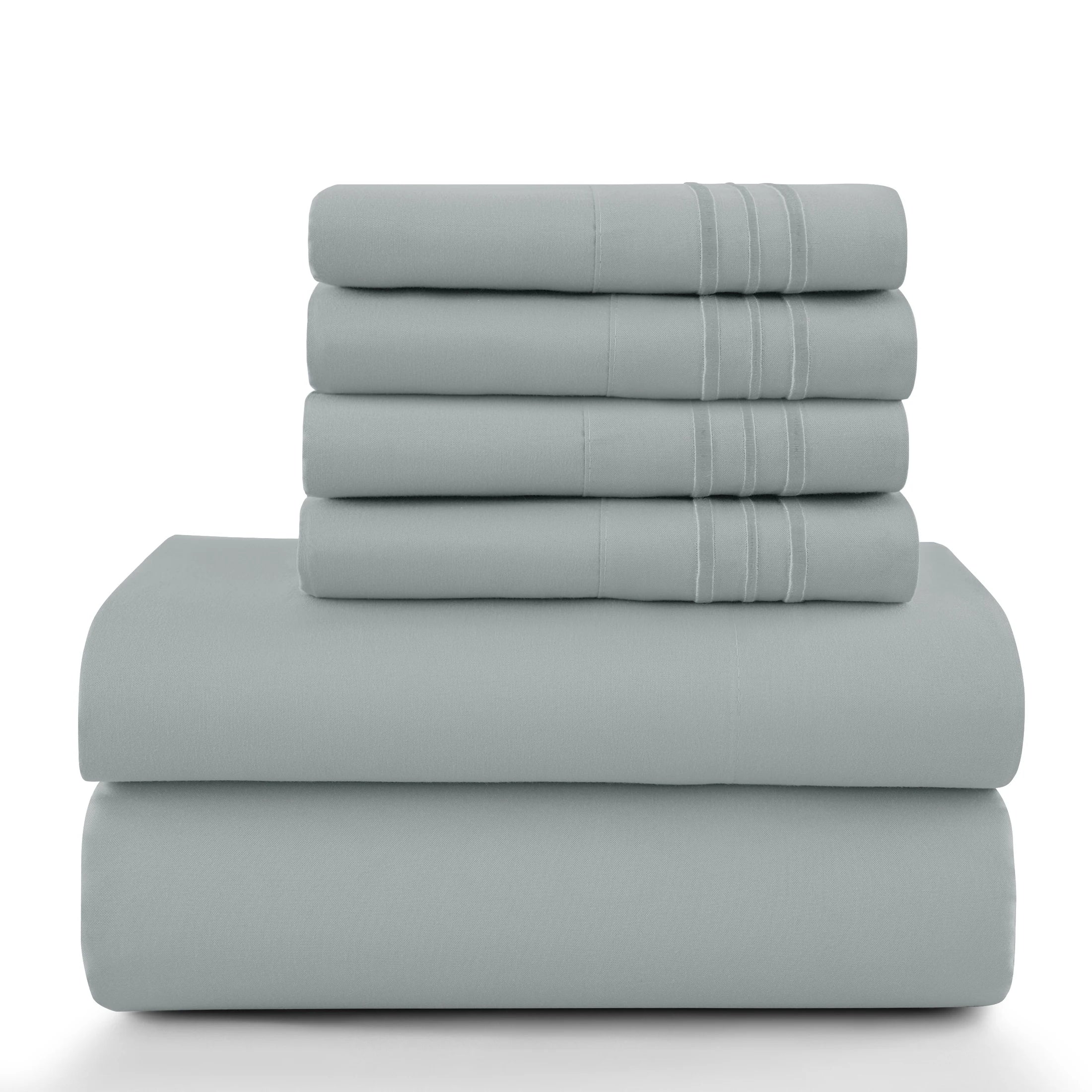 6Pc Solid Sheet Set