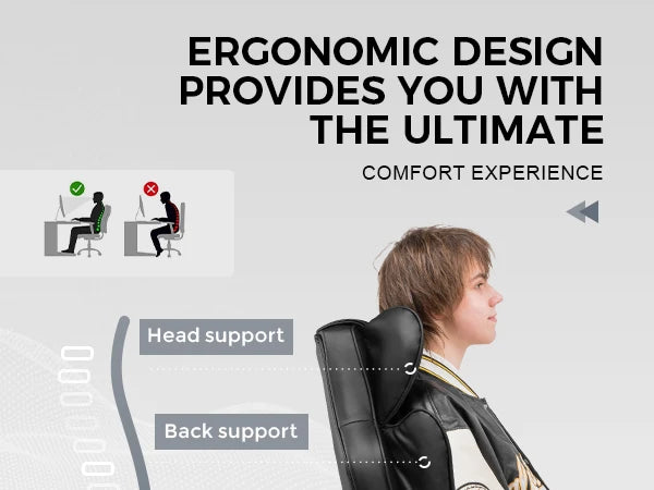 Big and Tall Gaming Chair with Pocket