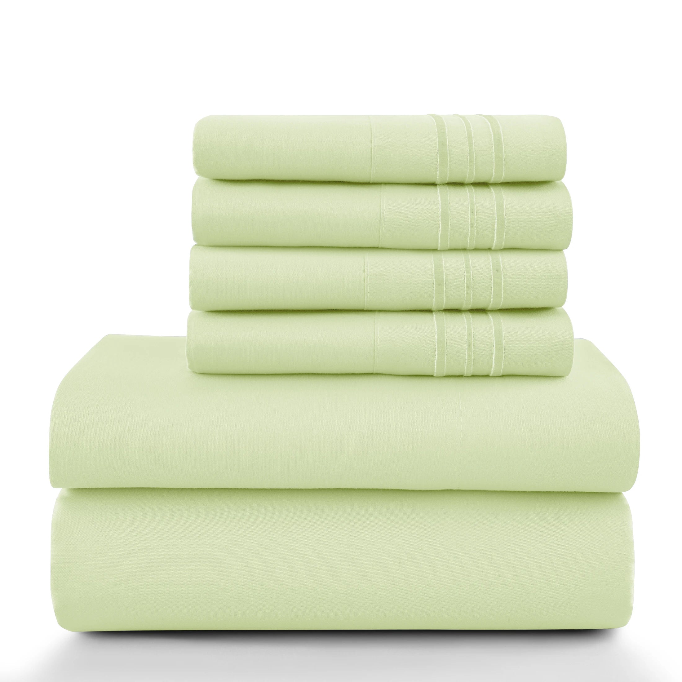 6Pc Solid Sheet Set