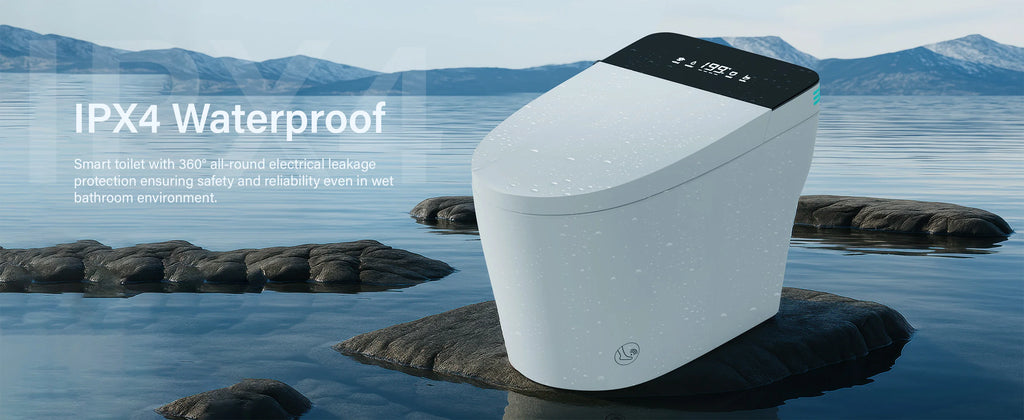 Smart Toilet with Built-in Bidet