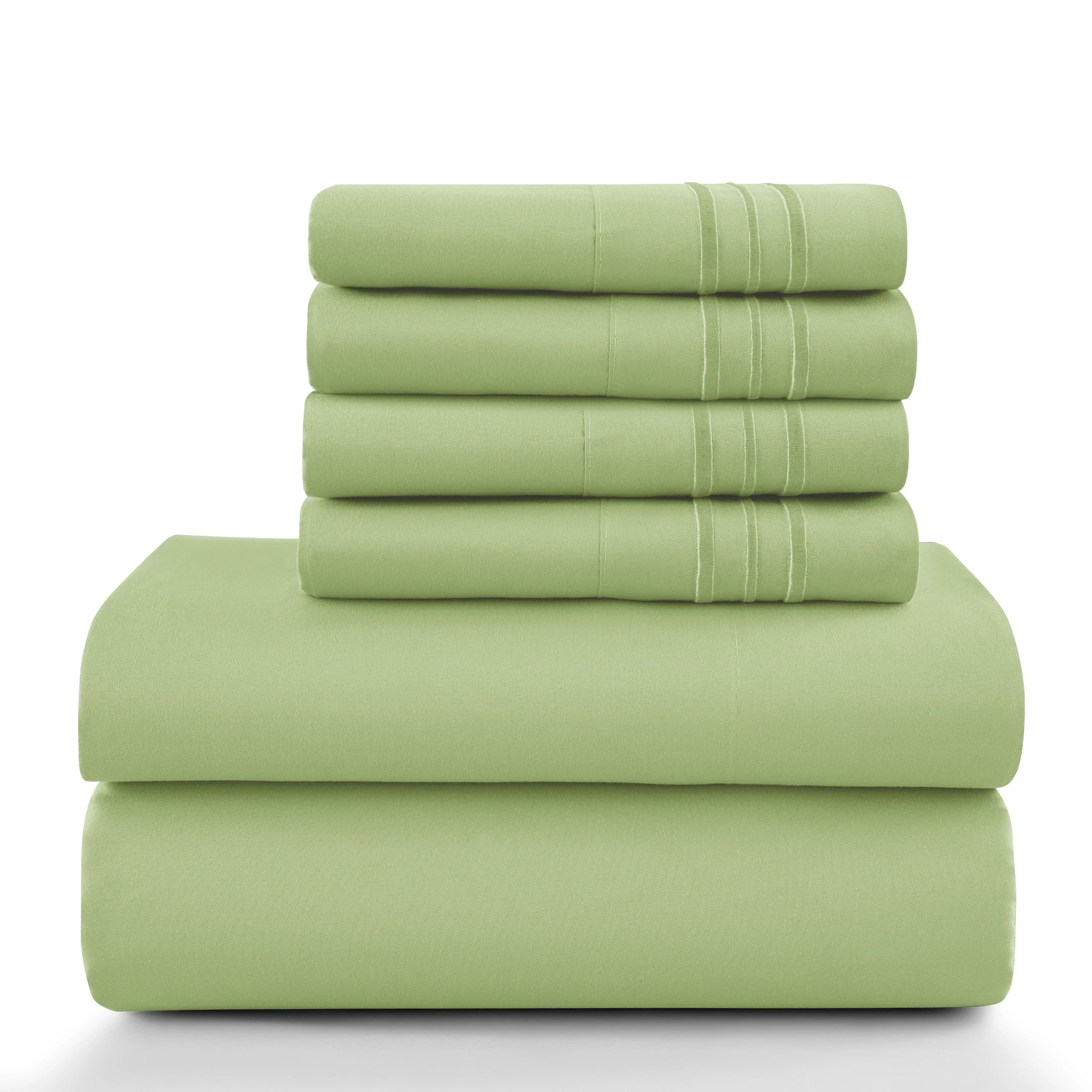 6Pc Solid Sheet Set