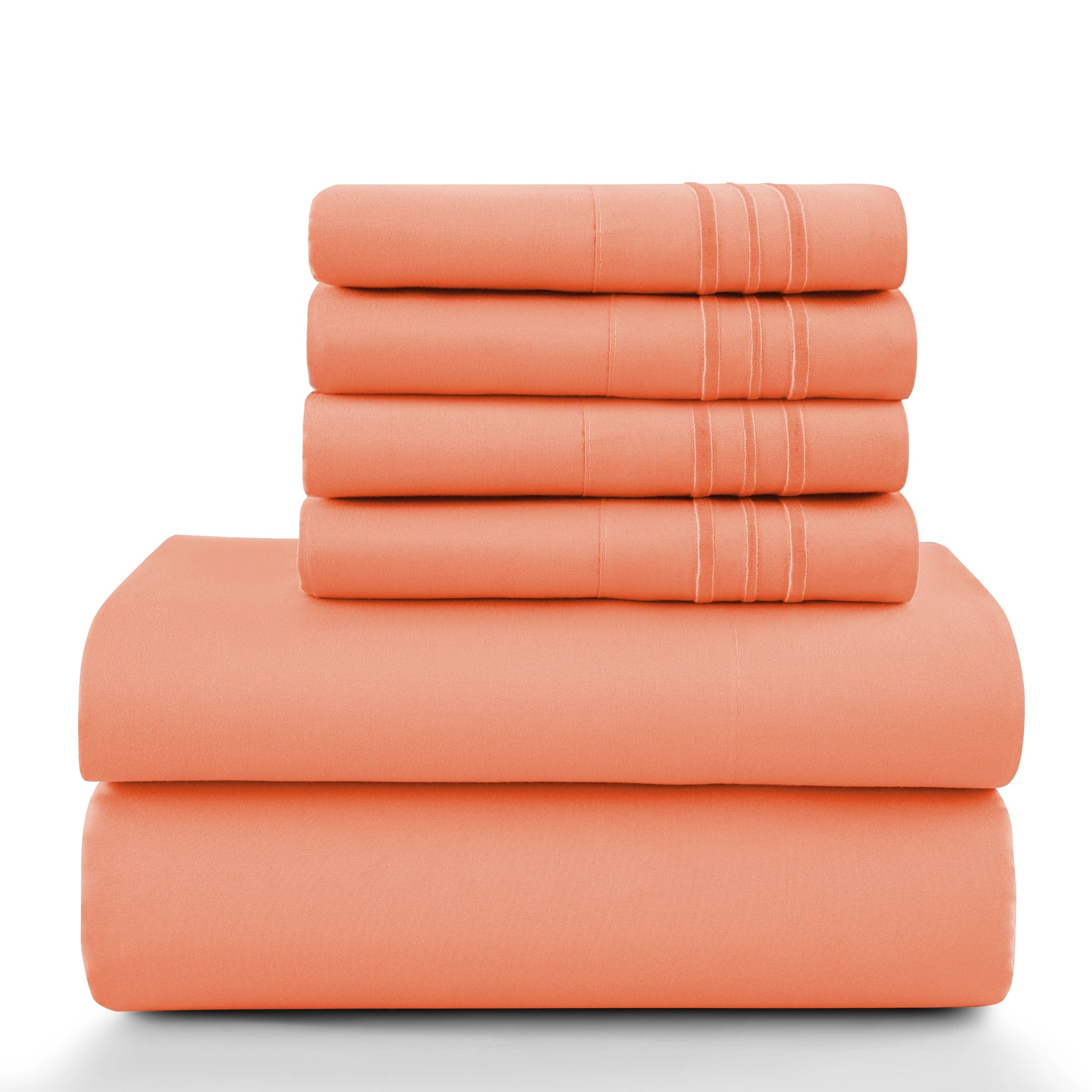 6Pc Solid Sheet Set