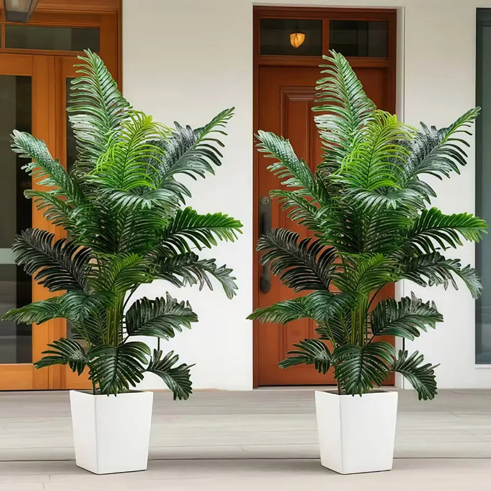 Artificial giant palm tree plant