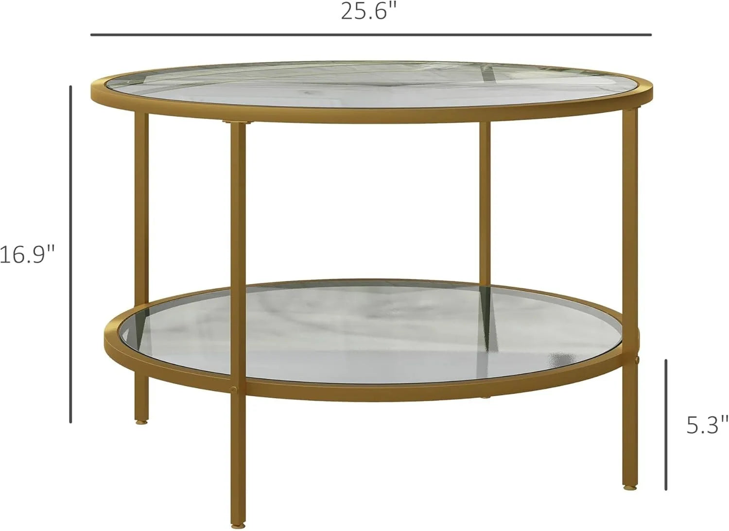 26" Round End Table