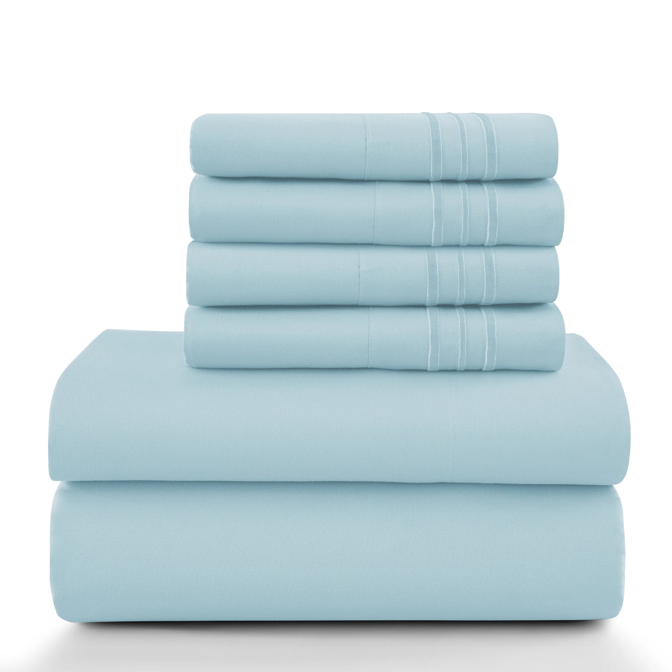 6Pc Solid Sheet Set