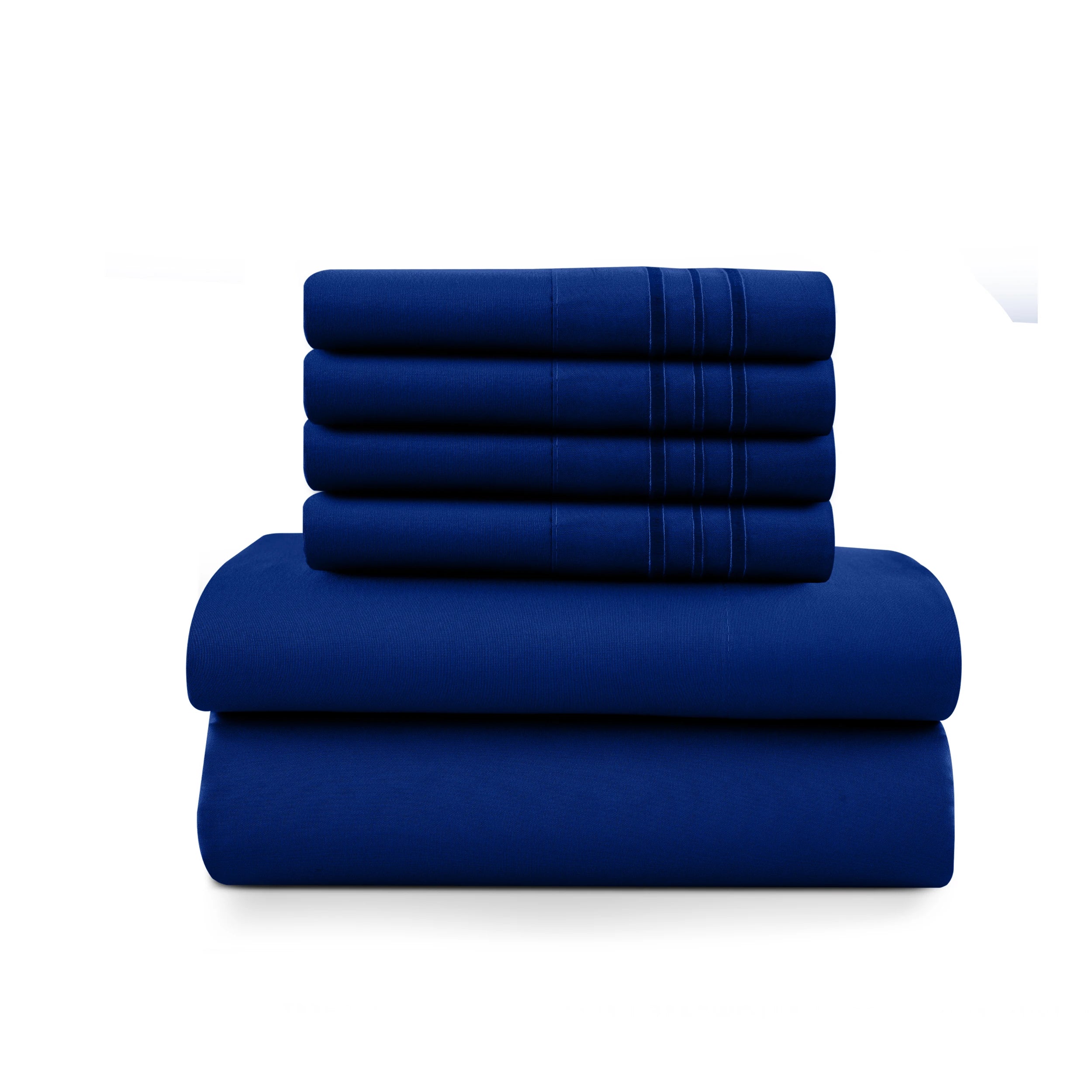 6Pc Solid Sheet Set
