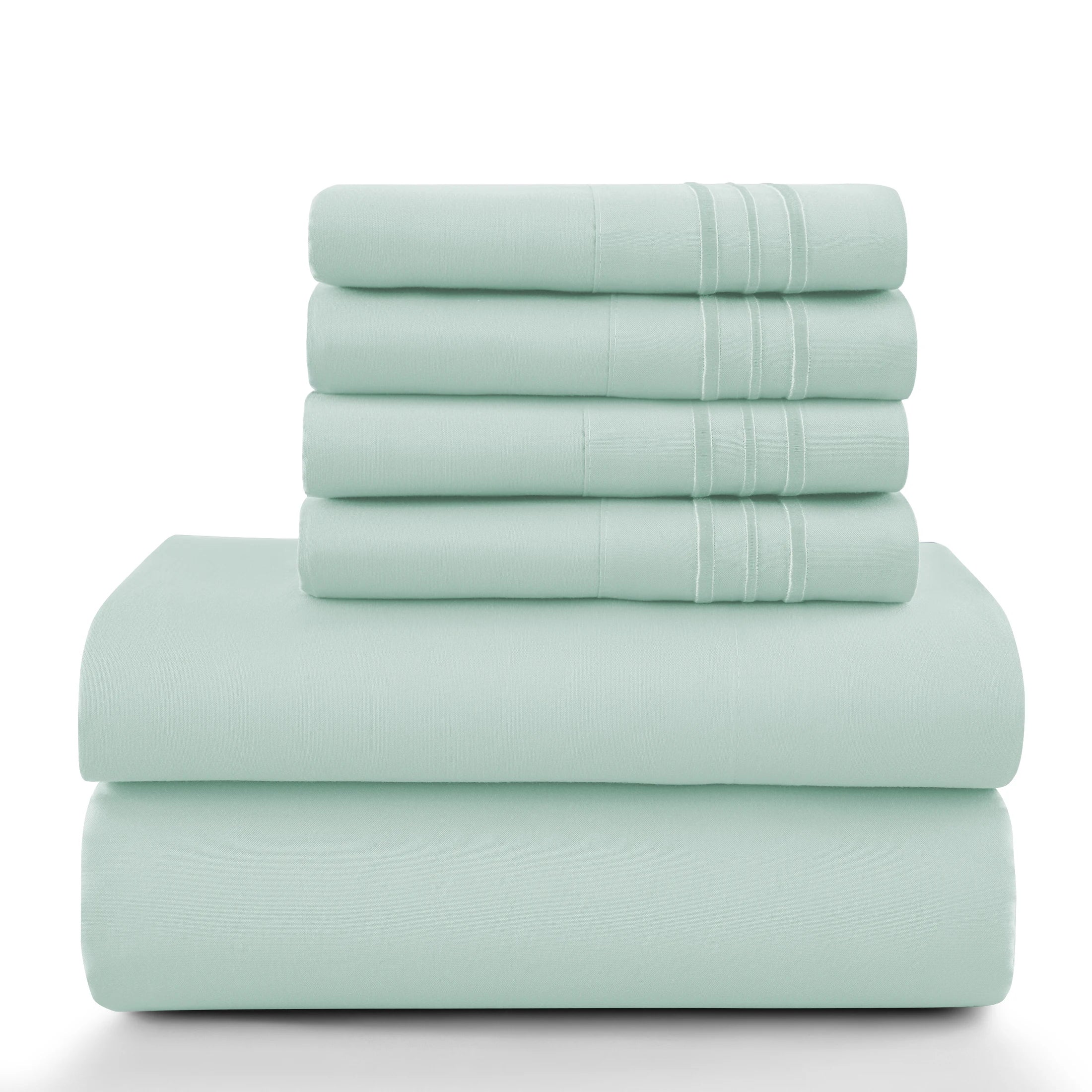 6Pc Solid Sheet Set