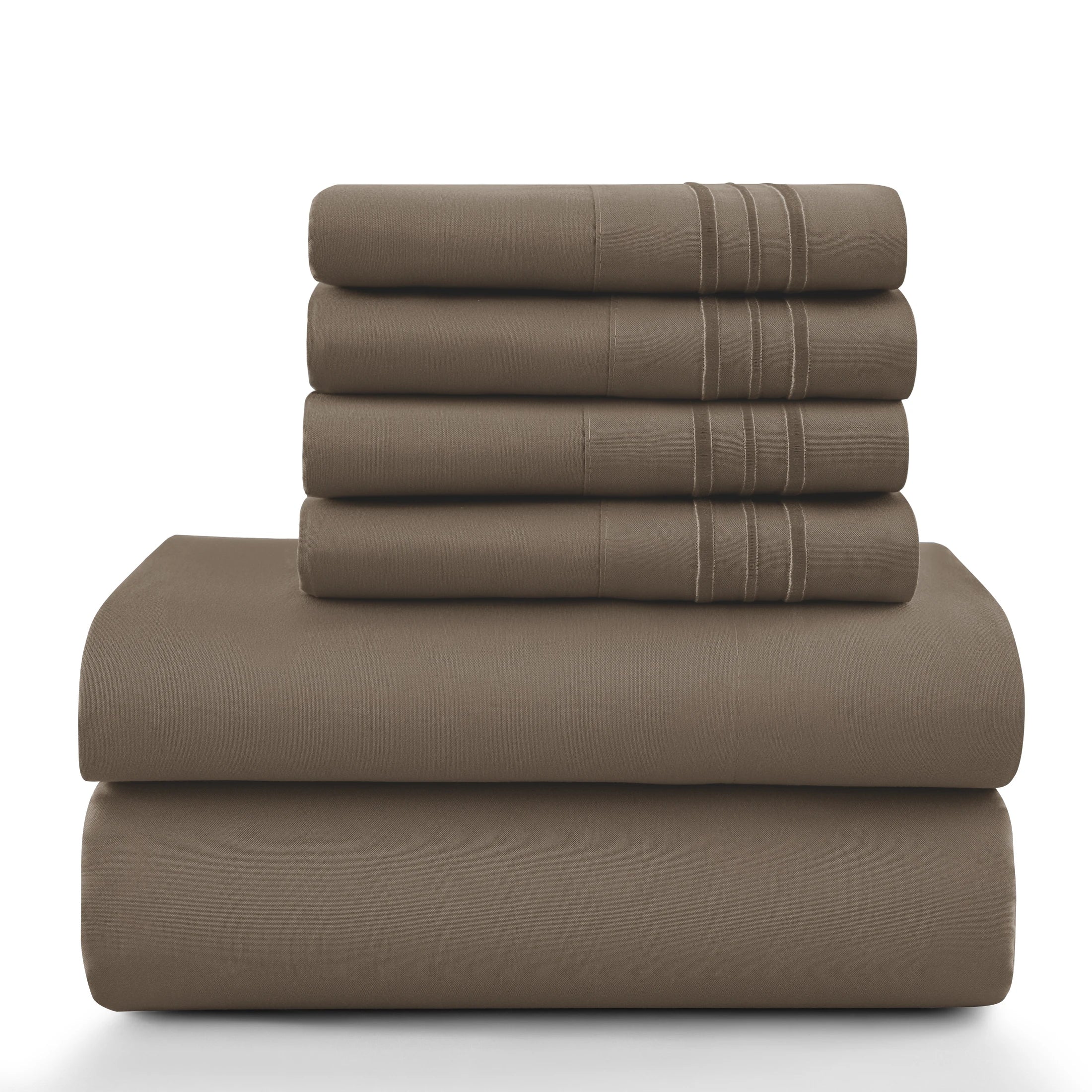 6Pc Solid Sheet Set