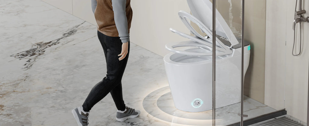 Smart Toilet with Built-in Bidet