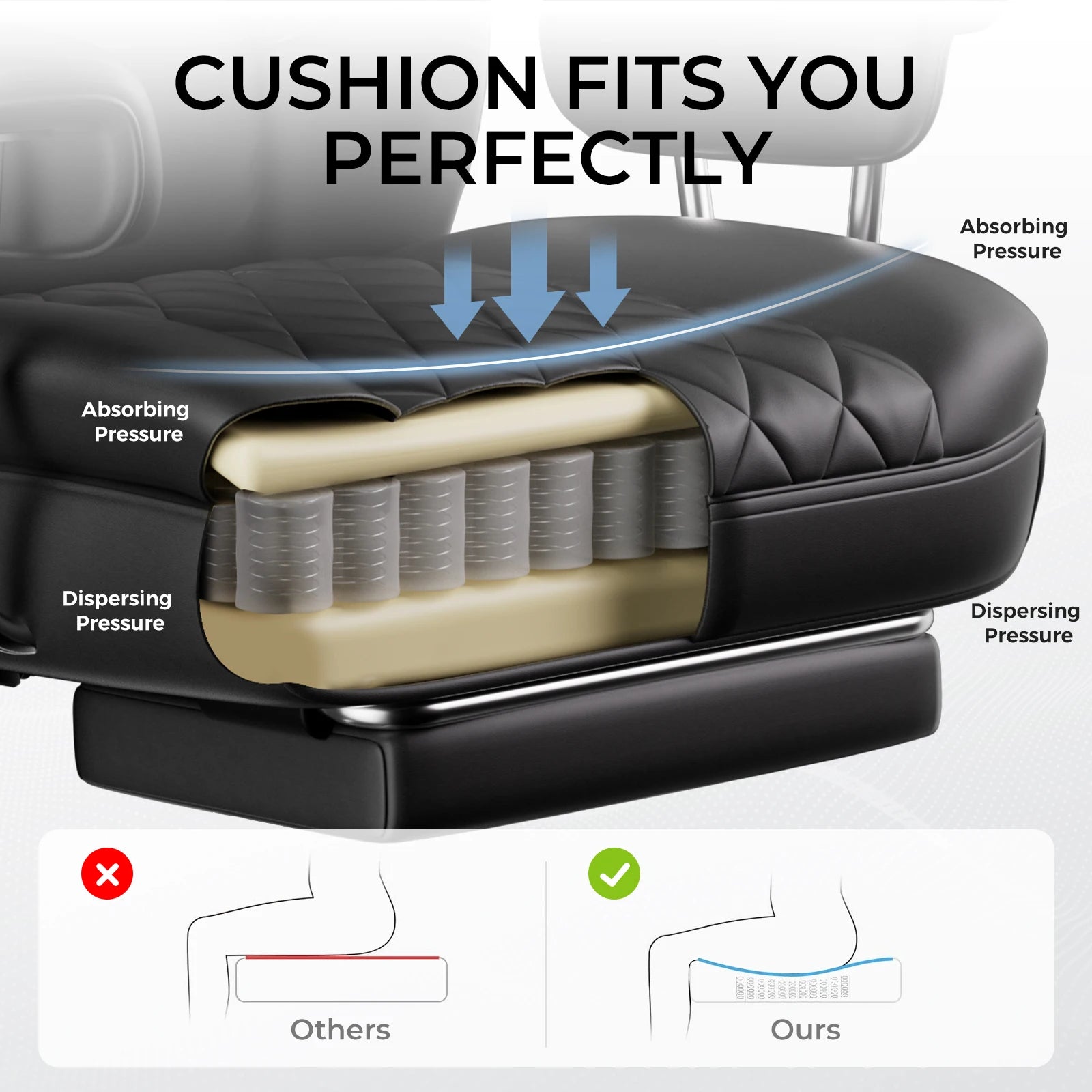 Big and Tall Gaming Chair with Pocket