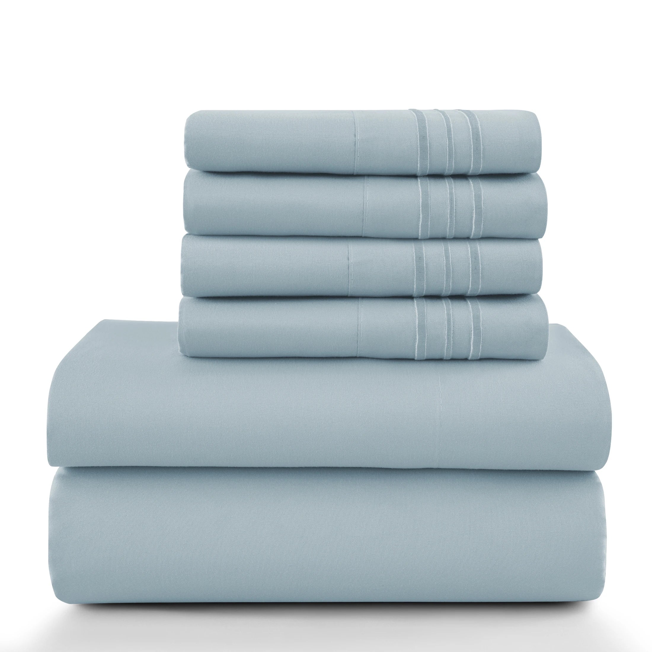 6Pc Solid Sheet Set