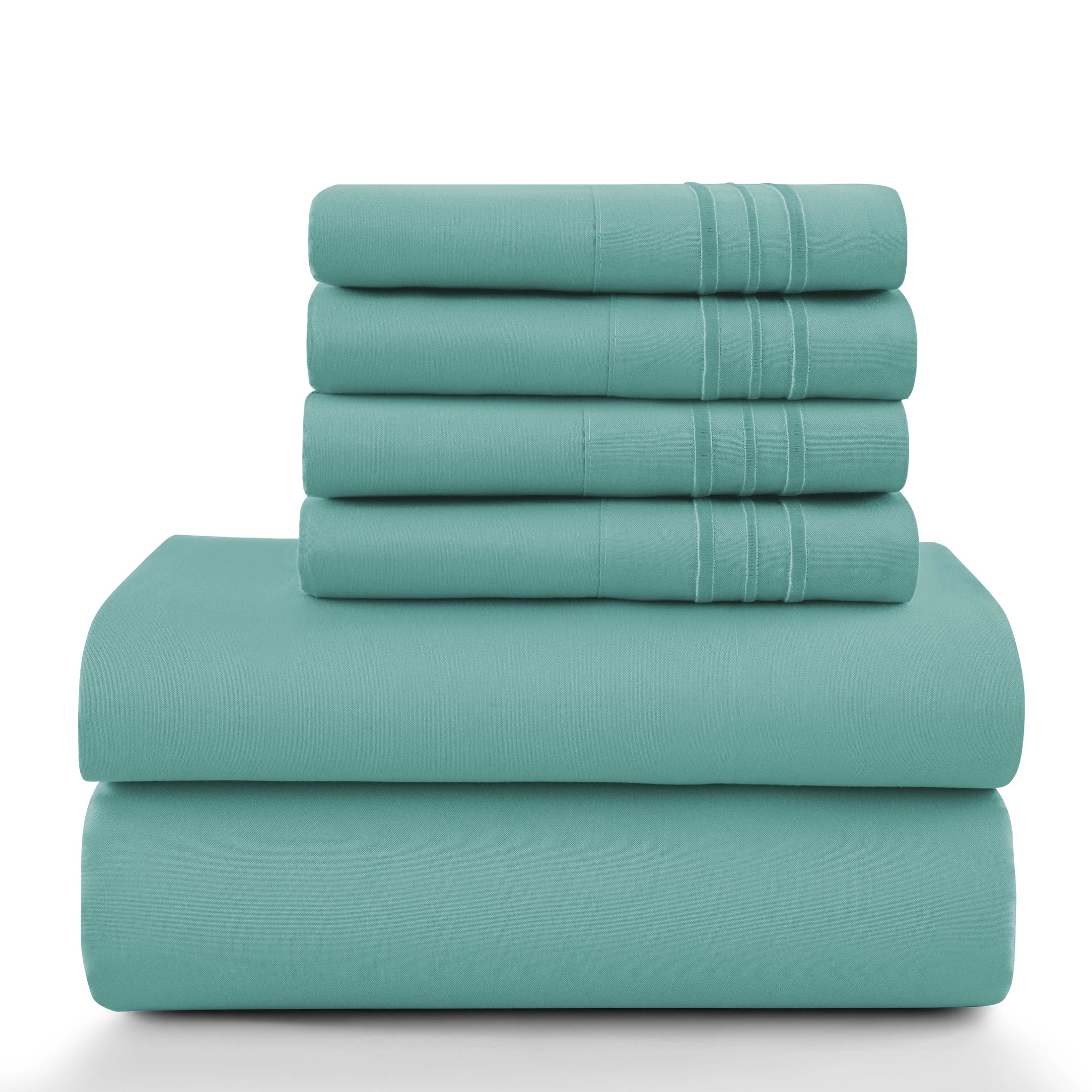 6Pc Solid Sheet Set