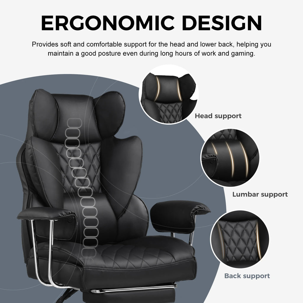 Big and Tall Gaming Chair with Pocket