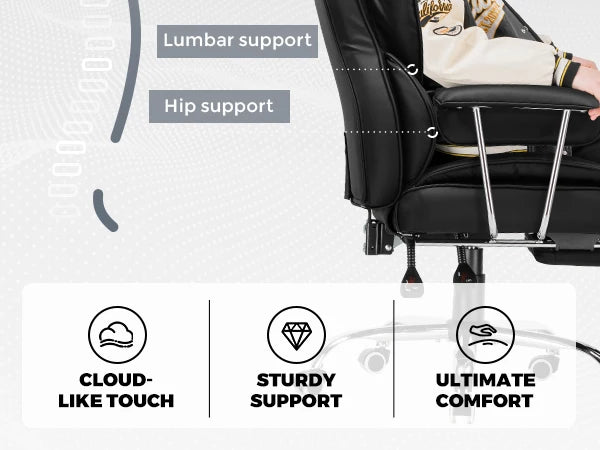 Big and Tall Gaming Chair with Pocket