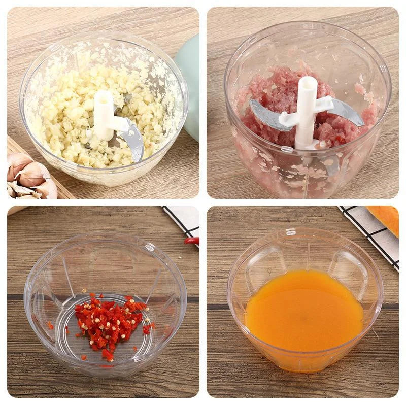 Manual Meat Mincer and Garlic Chopper