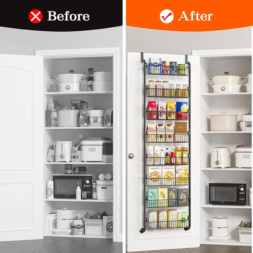 8-Tier Over Door Pantry Organizer