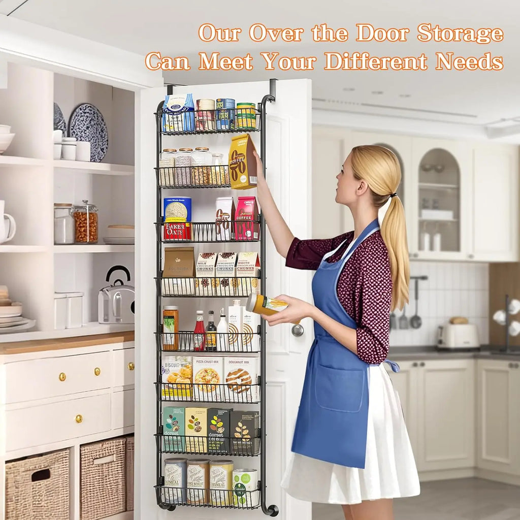 8-Tier Over Door Pantry Organizer