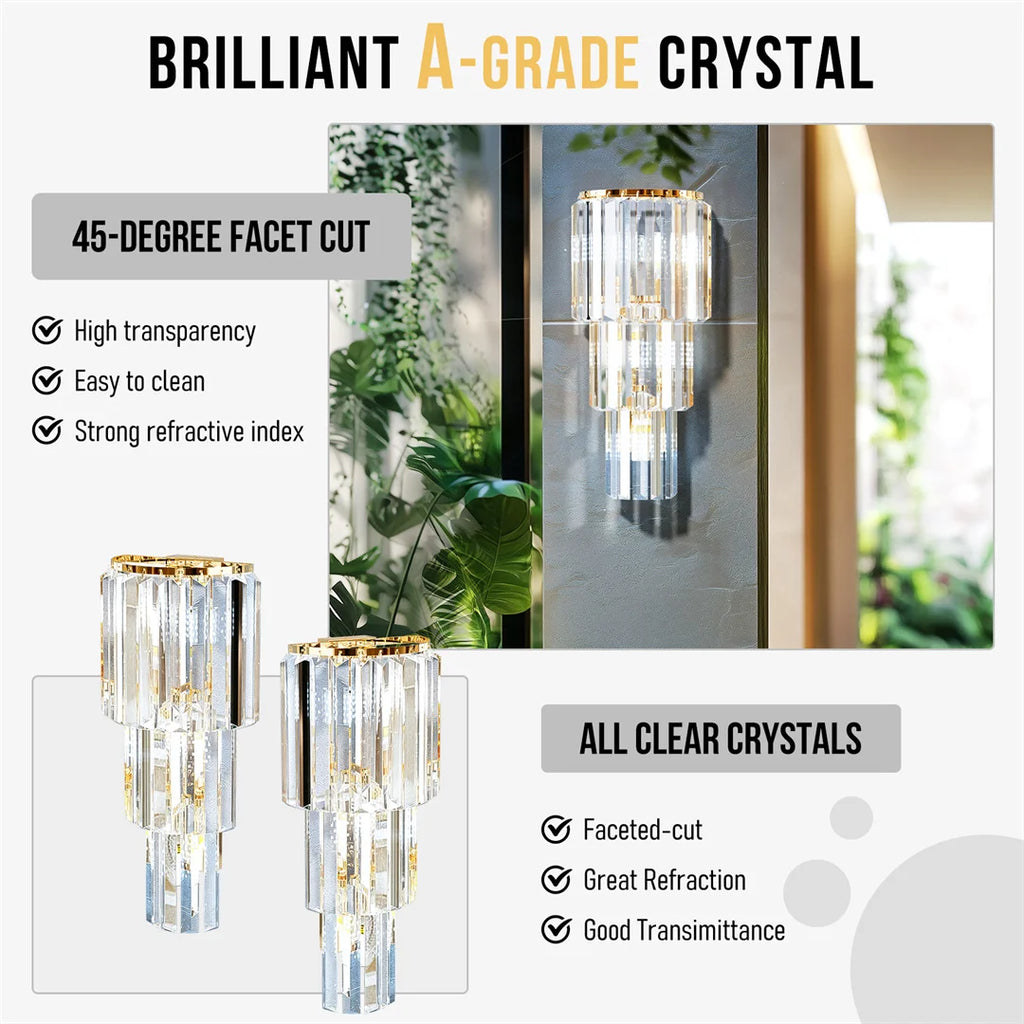 Modern Crystal Wall Lamp