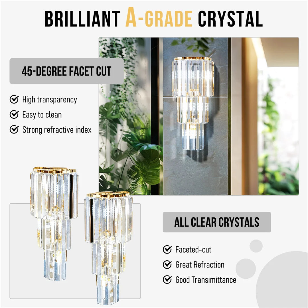 Modern Crystal Wall Lamp
