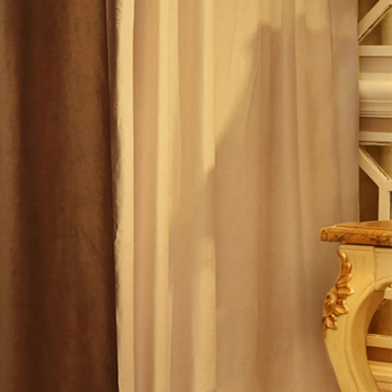 2pcs luxury European high-grade curtains