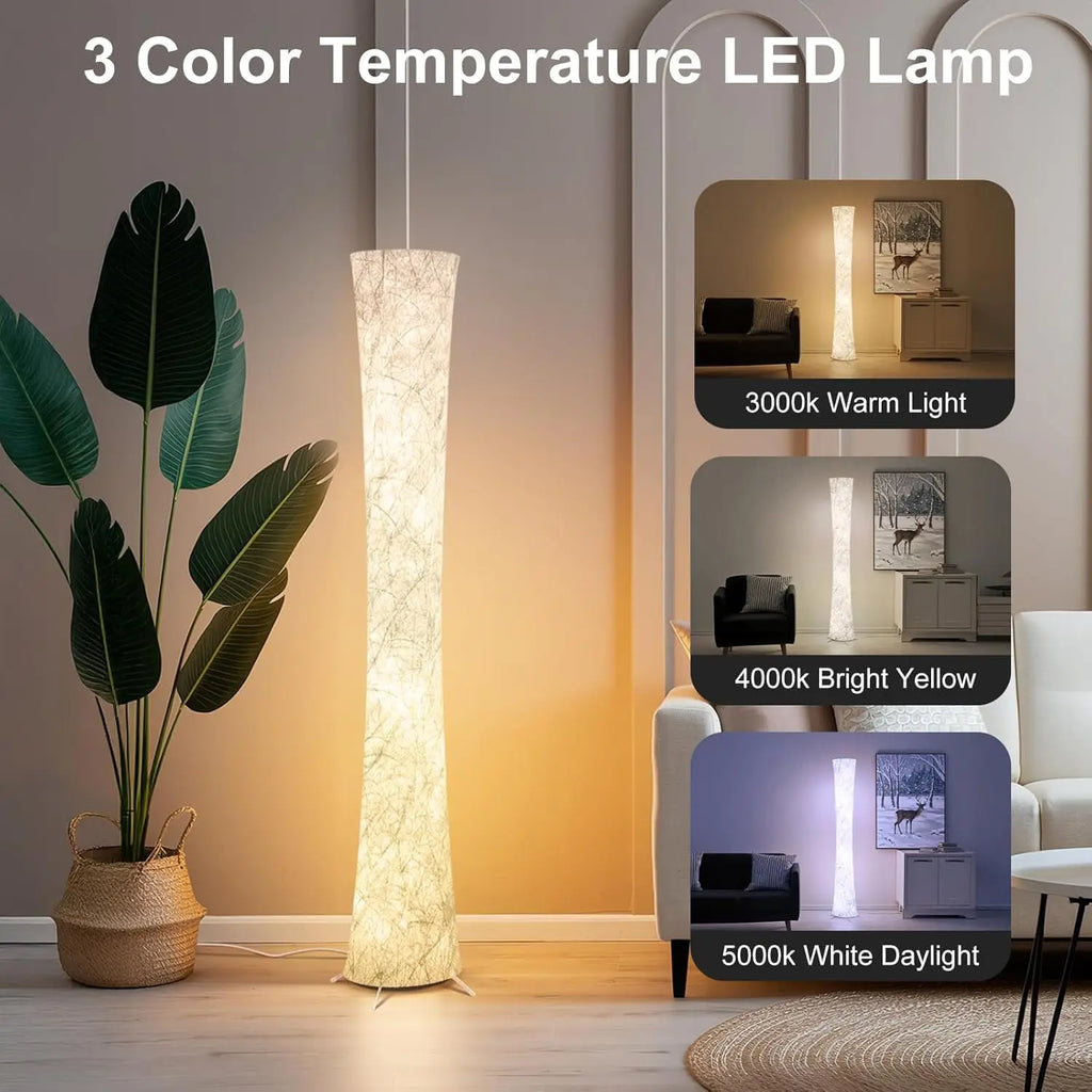 LED Corner Floor Lamp with Music Sync