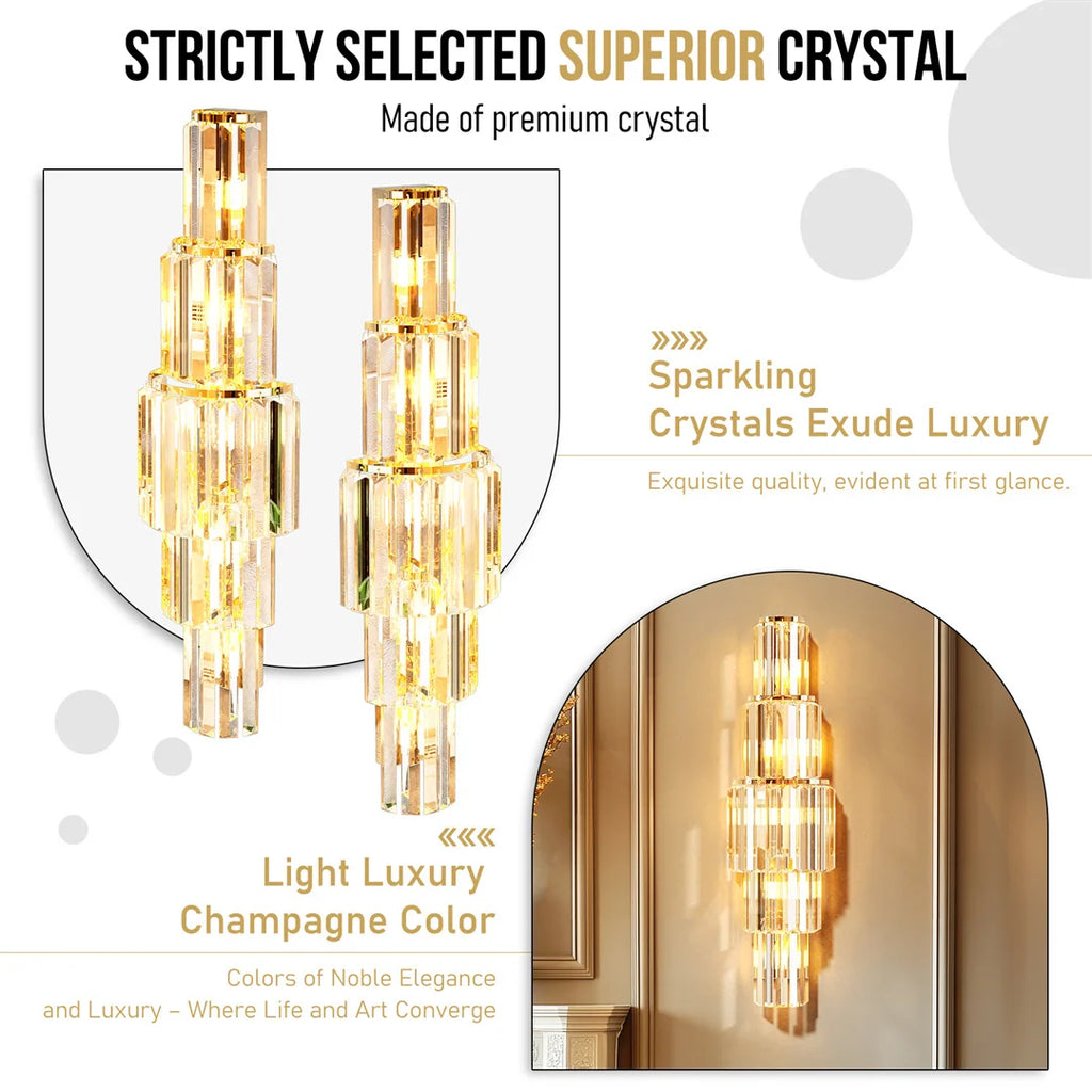 Modern Crystal Wall Lamp