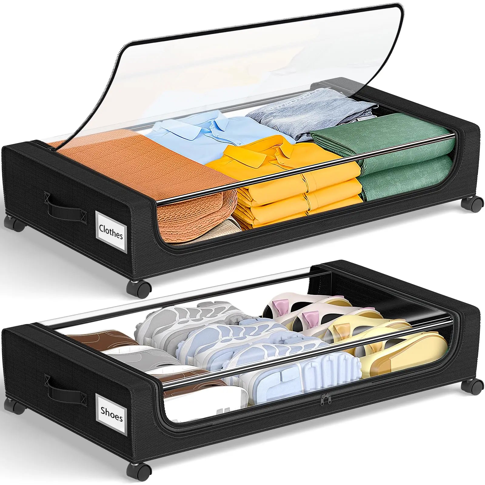 Under Bed Storage With Wheels