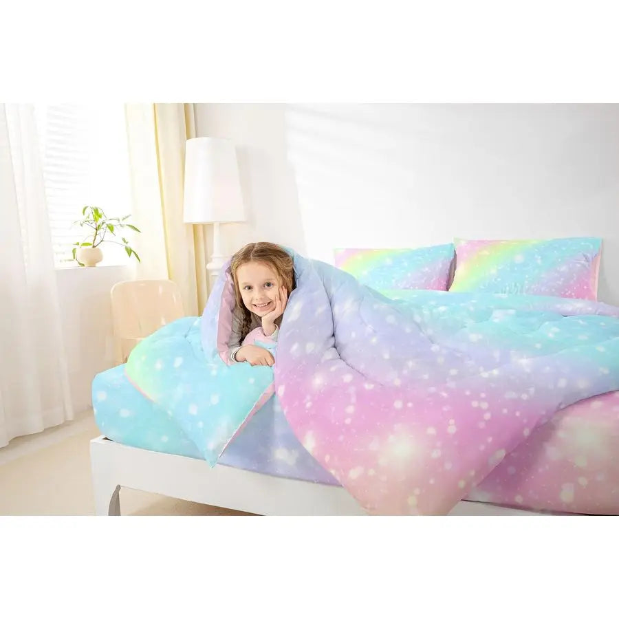 Rainbow Bedding Set for Kids