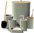 Sage Green Bathroom Accessory Set