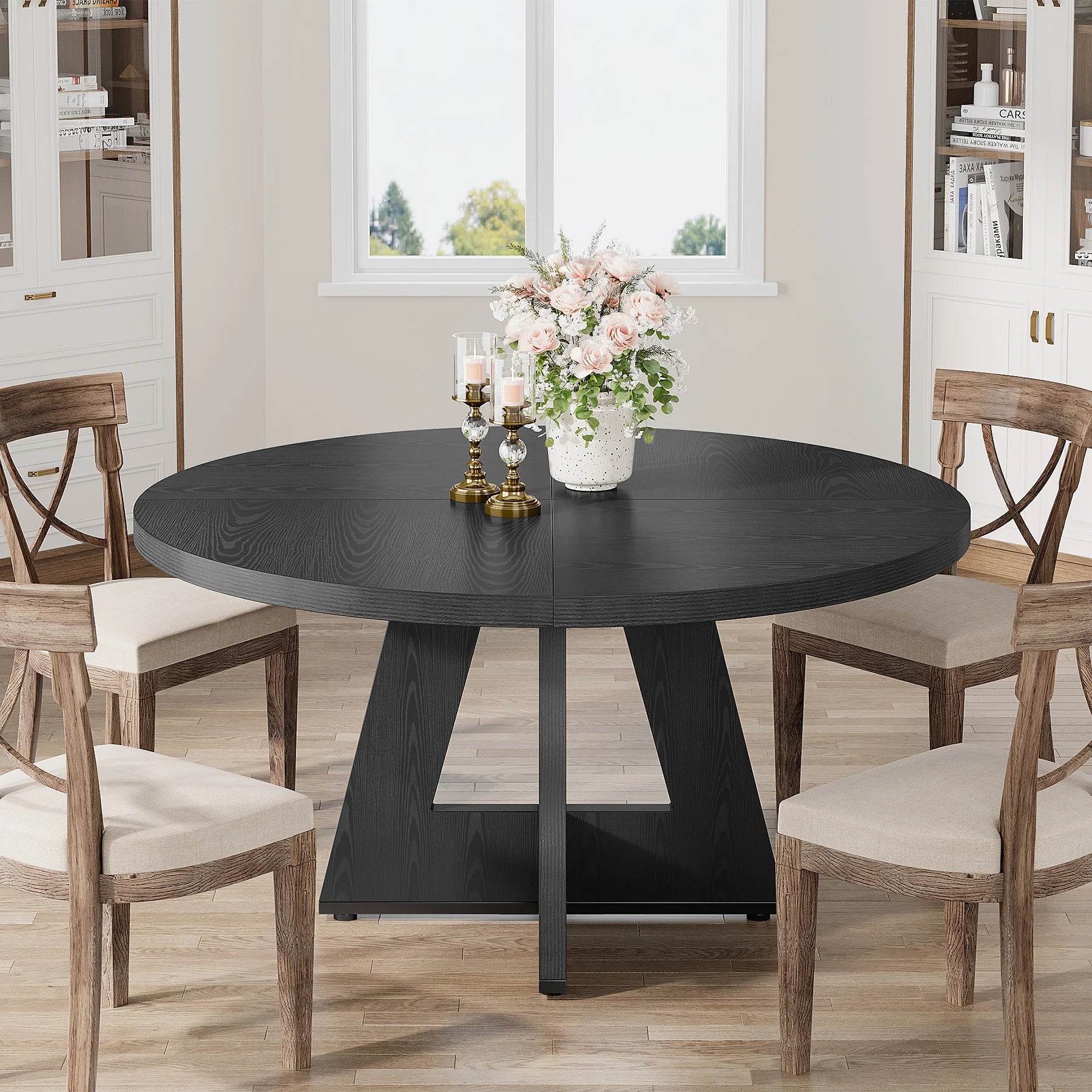 Round Dining Table for 4
