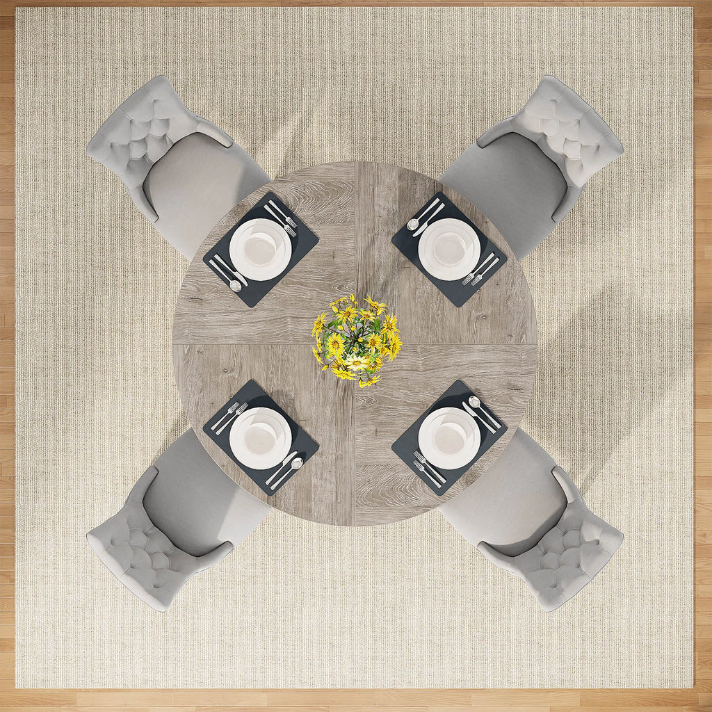 Round Dining Table for 4