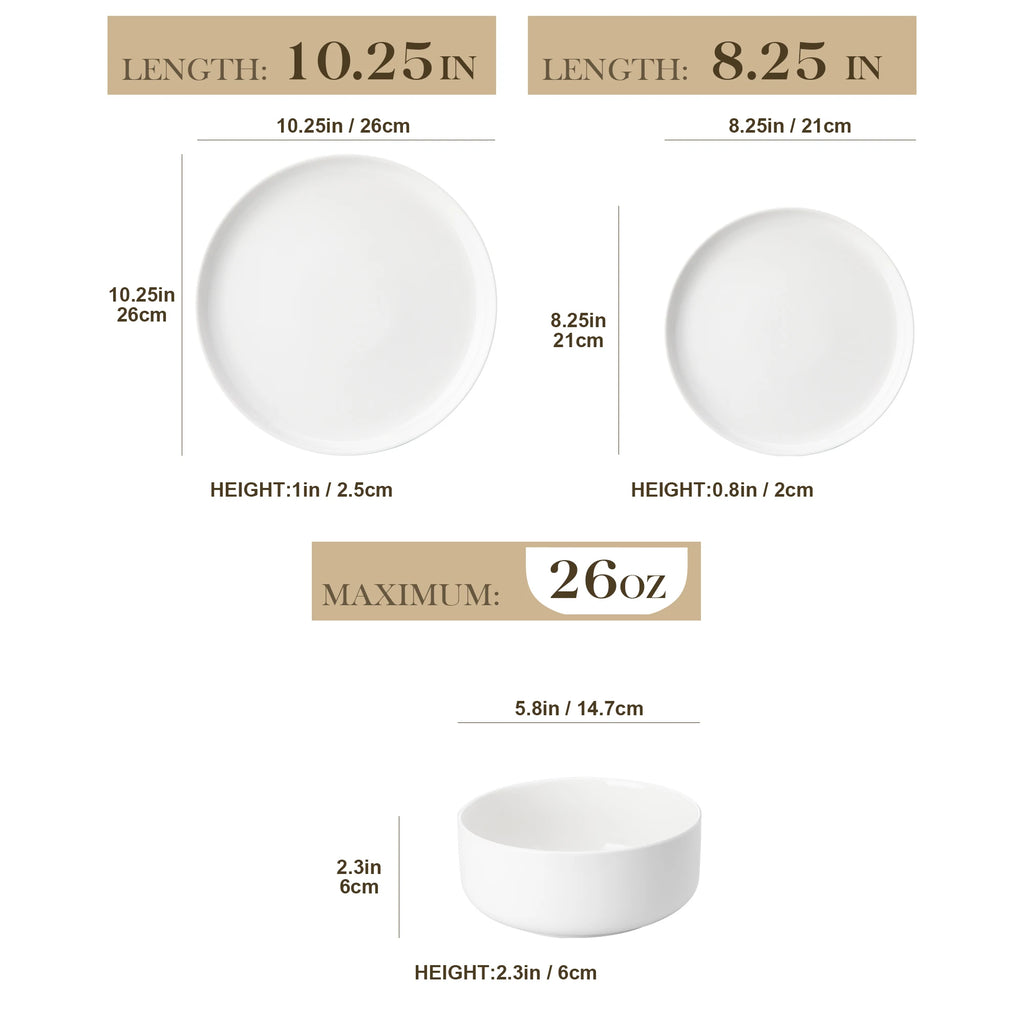 Porcelain Dinnerware Set
