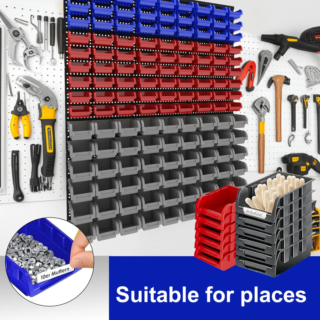 Wall-Mounted Tool Organizer System