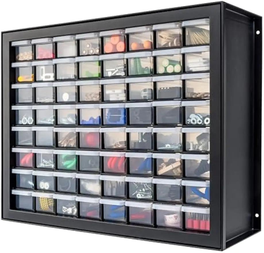 64-Drawer Stackable Organizer Cabinet