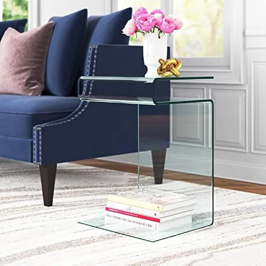 Glass Nightstand