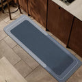 Blue Grey Earth Kitchen Floor Mat