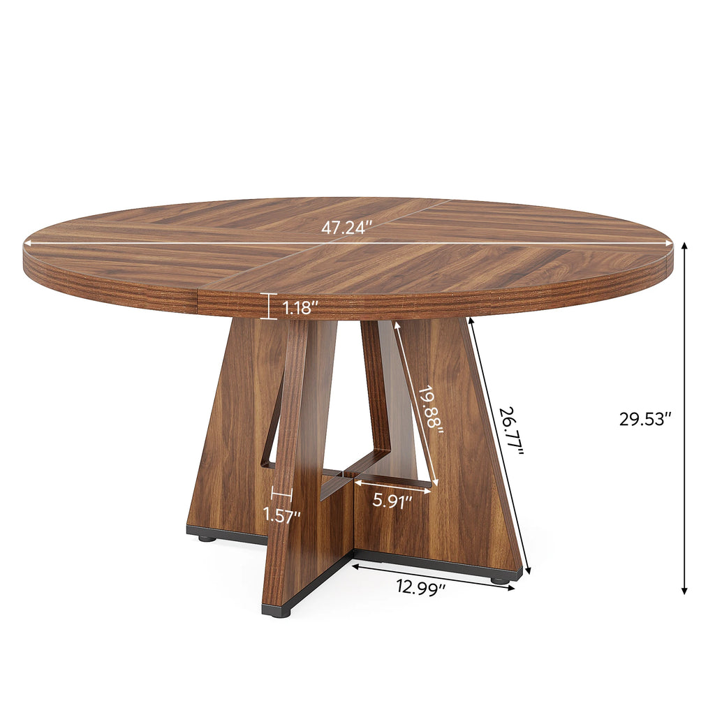 Round Dining Table for 4