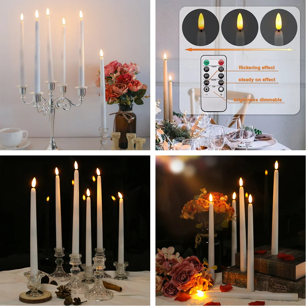 Flameless Flickering Battery Operated Tea Light Candles