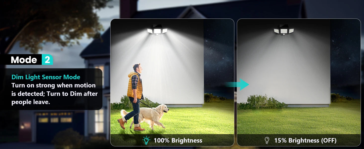 3 Pack Outdoor Solar Lights