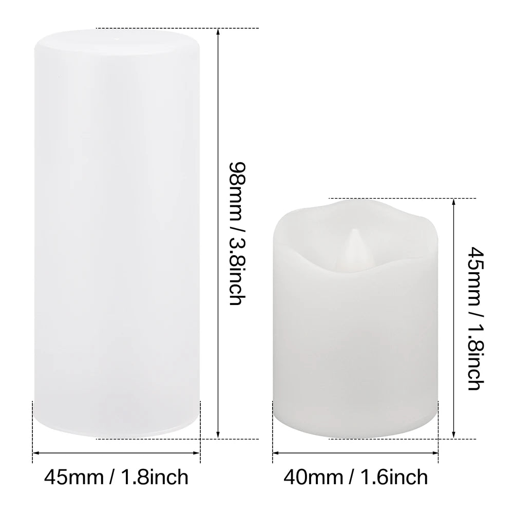 Flameless Flickering Battery Operated Tea Light Candles