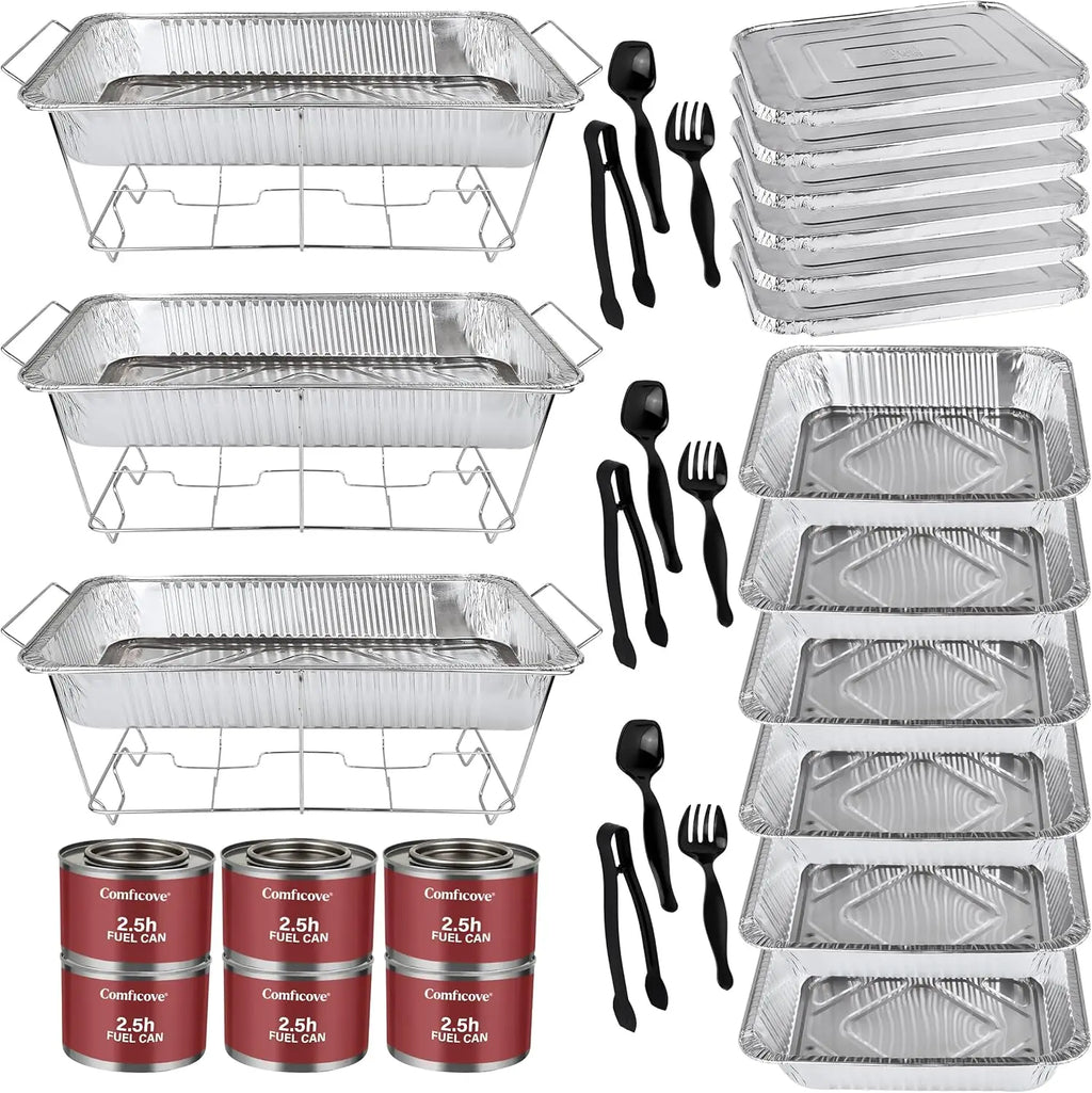 33-Piece Disposable Chafing Dish Set
