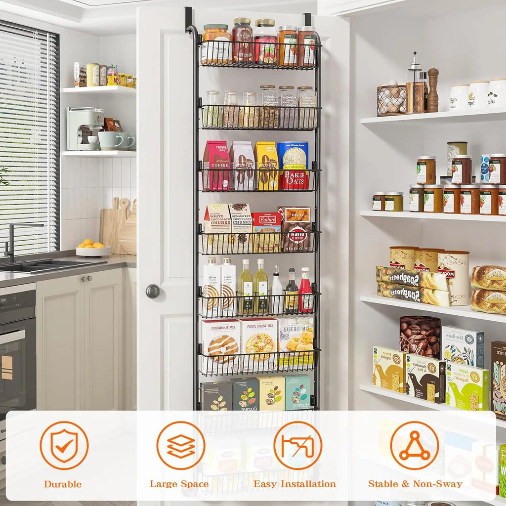 8-Tier Over Door Pantry Organizer