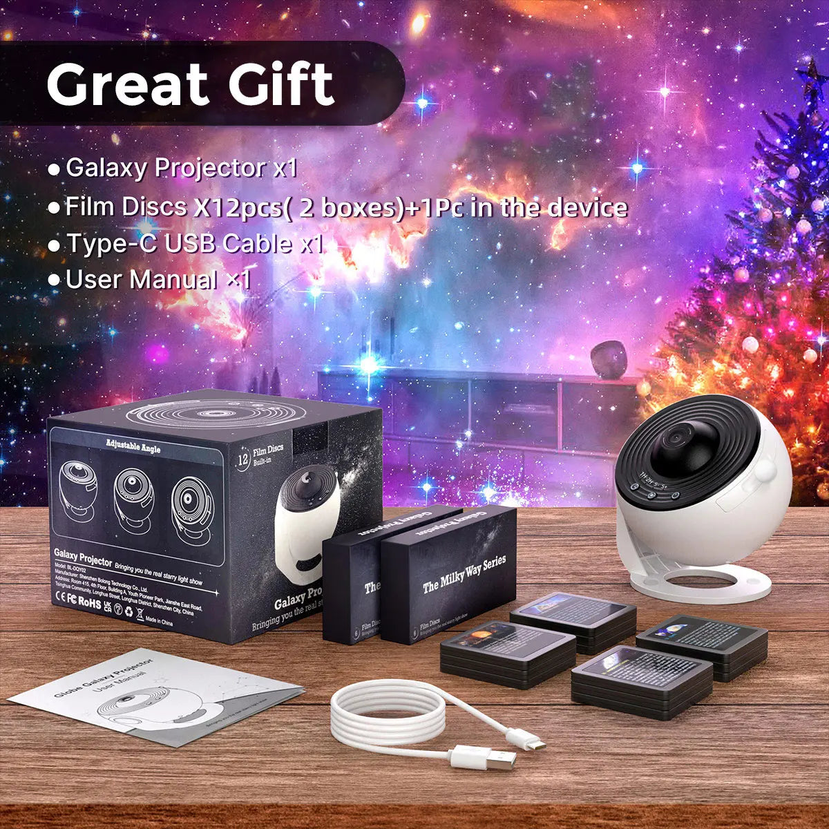 13 In 1 Galaxy Ultra Star Projector