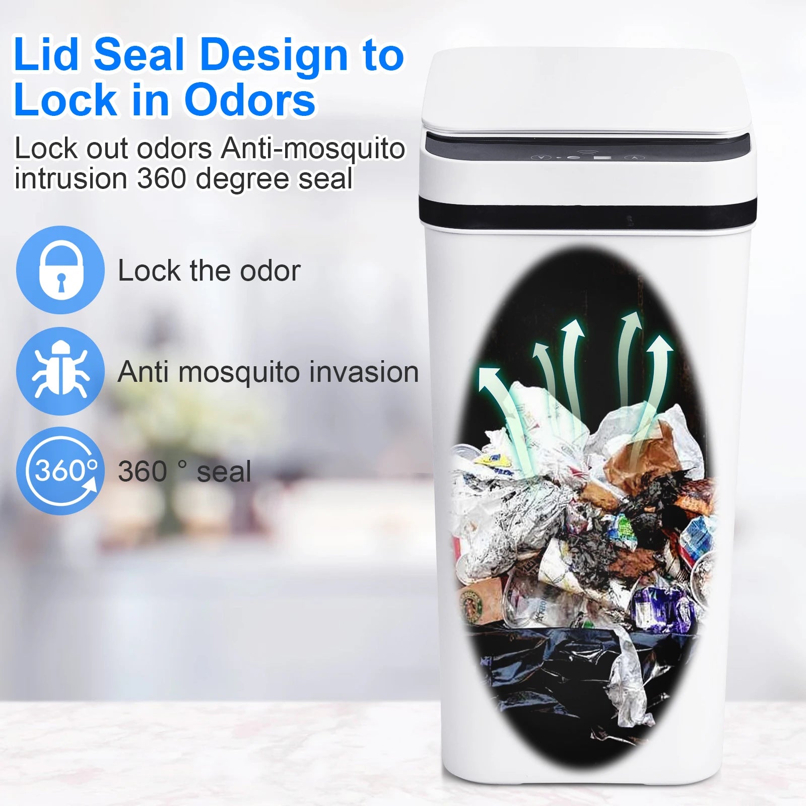 Bathroom Automatic Trash Cans