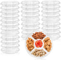 Disposable 5-Compartment Plastic Appetizer Trays