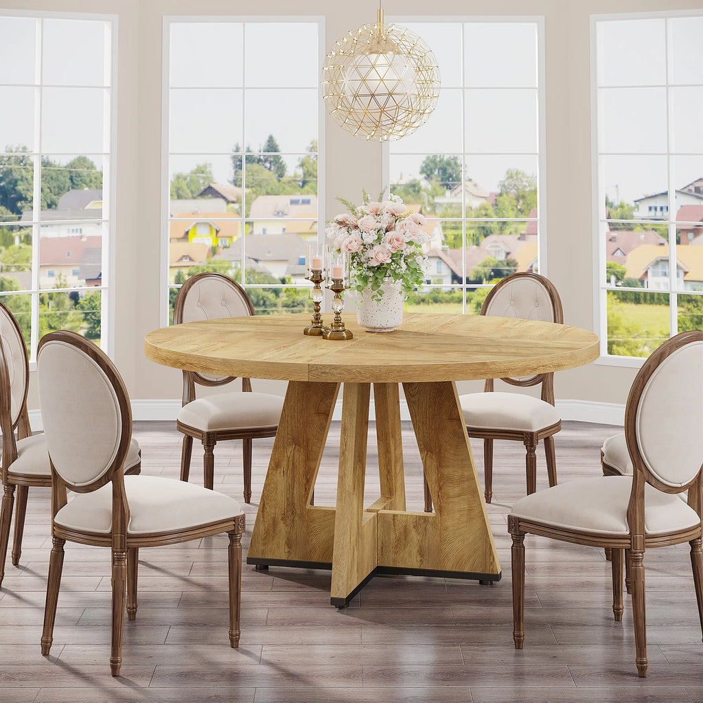 Round Dining Table for 4