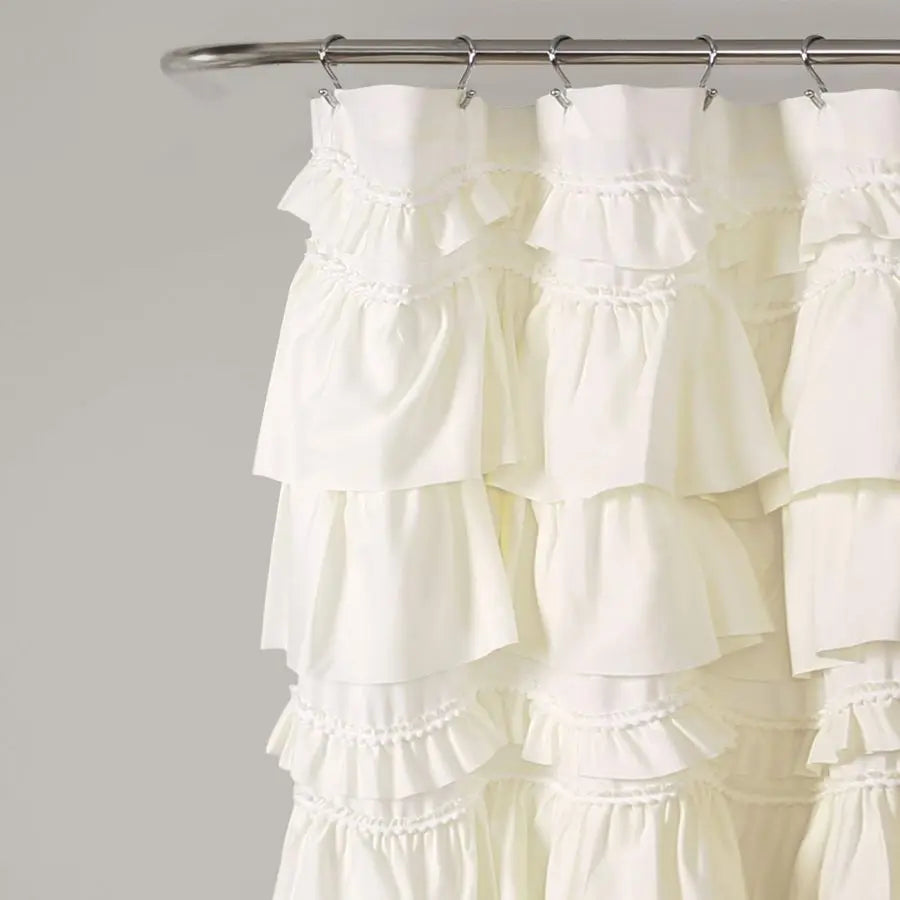 Ruffled Shower Curtain