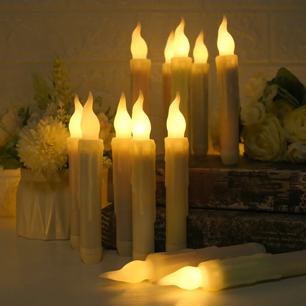 Flameless Flickering Battery Operated Tea Light Candles