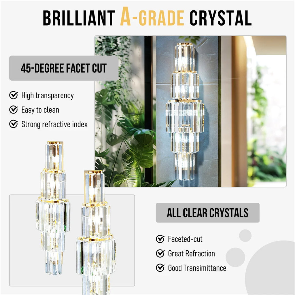 Modern Crystal Wall Lamp