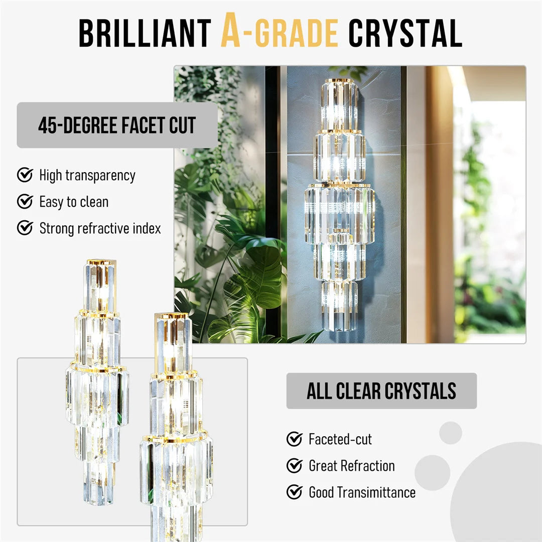Modern Crystal Wall Lamp